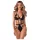 Obsessive Keira - Strappy Bodysuit (Black) - L/XL