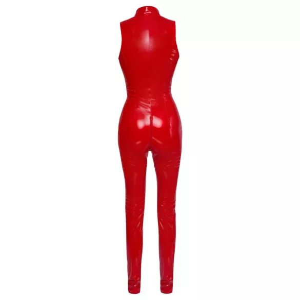 Black Level - Sleeveless Zip Jumpsuit (Red)