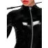 Noir - Zip-Up Black Long Sleeve Jumpsuit