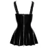 Noir - Ruffled Mini Dress (Black)