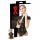 Late X zipped short-sleeve women’s top (black) - 2XL