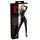 Latex long-sleeved women’s jumpsuit (black) - L