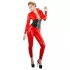Late X long-sleeved women’s jumpsuit (red) - S