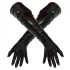 LATEX - Long Unisex Gloves (Black) - L