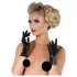 LATEX - Short, Unisex Gloves (Black)