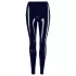 Latex zip-up leggings (black) - S