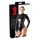 Latex long-sleeved women’s bodysuit (black) - M