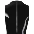 Latex long-sleeved women’s bodysuit (black) - M