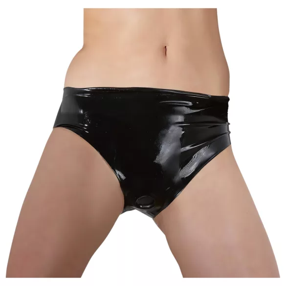 Late X women's knickers with internal dildo (black) - M