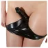 Late X women's knickers with internal dildo (black) - L