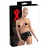 Late X women's knickers with vaginal condom (black) - L