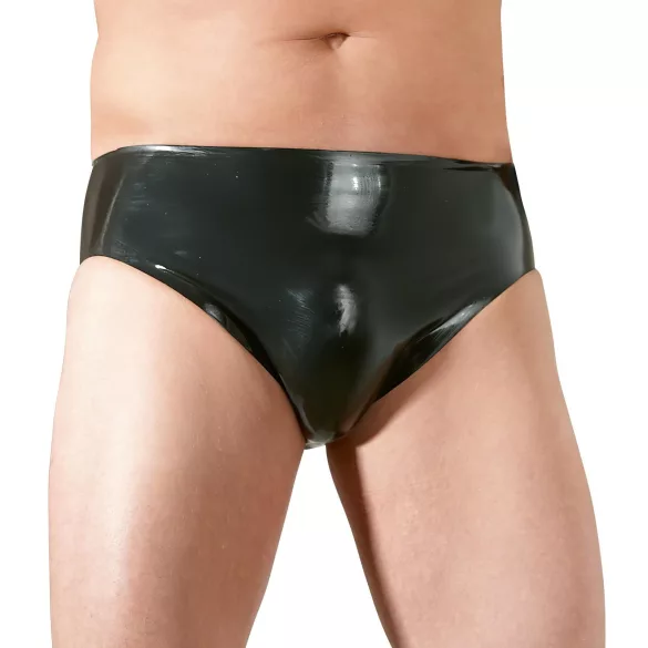 Late X men’s briefs with internal penis and anal dildo (black) - XL