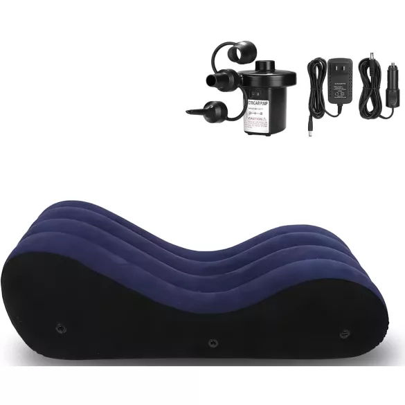 Magic Pillow - Inflatable Love Sofa - Large (Blue)