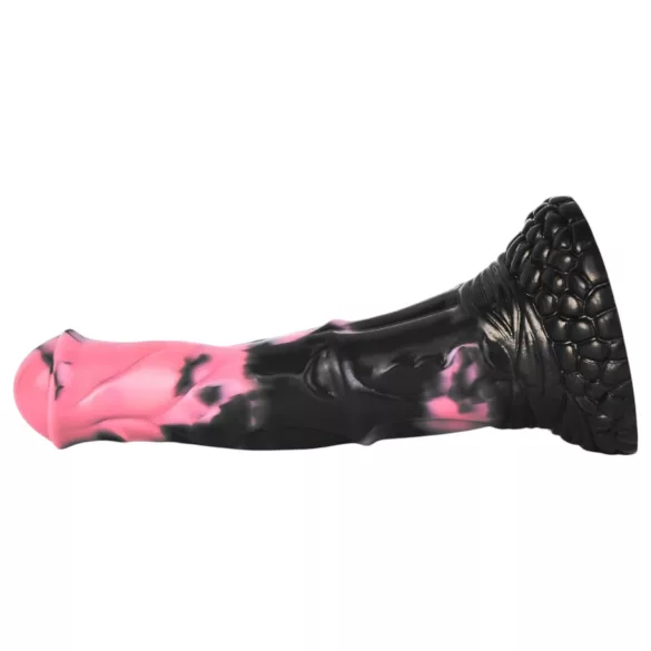 Bad Horse - silicone horse penis dildo - 18 cm (black‑pink)