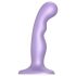 Strap-on-Me P&G S - Curved Suction Cup Dildo (Purple)
