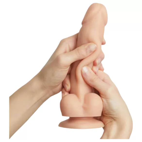 Strap-on-me S - Dual Layer Suction Cup Dildo (Natural)