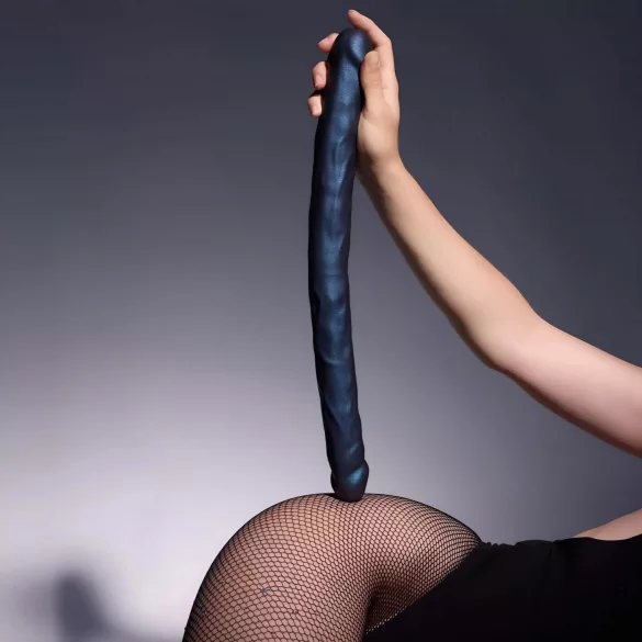 Strap-on-me - Double Dildo (Metallic Blue)