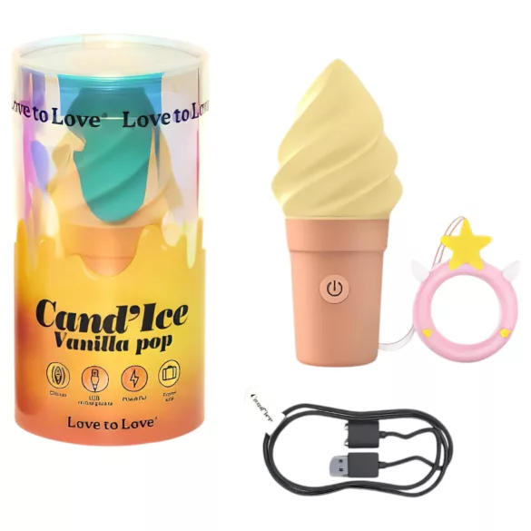 Love to Love Cand Ice - Rechargeable Vanilla Clitoral Vibrator