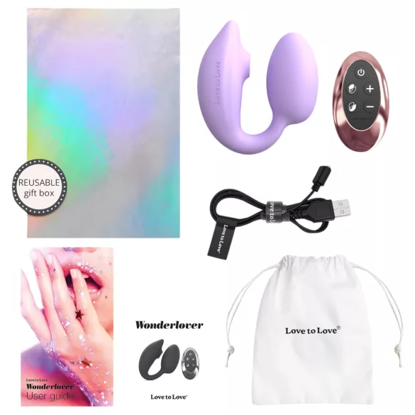 Love to Love Wonderlover - G-Spot Vibrator & Clitoral Stimulator (Purple)