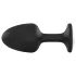 Dorcel Geisha Diamond Plug L - Black Anal Plug with White Gem