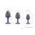 Dorcel Geisha Diamond Plug L - Black Anal Plug with White Gem