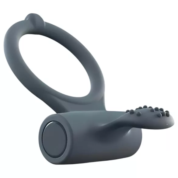 Dorcel Power Clit Plus - rechargeable vibrating penis ring (black)
