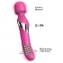 Dorcel Dual Orgasms - rechargeable 2‑in‑1 massaging vibrator (pink)