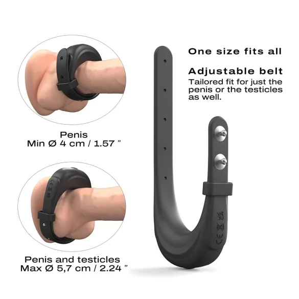 Dorcel - Adjustable Vibrating Ring (Black)