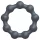 Dorcel Maximize - beaded silicone cock ring (grey)