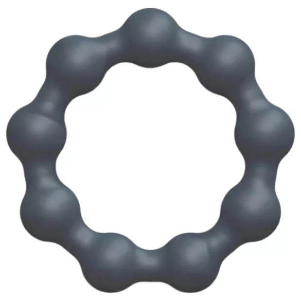Dorcel Maximize - beaded silicone cock ring (grey)