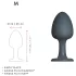 Dorcel Geisha M Beaded Anal Plug (Black)