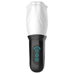   Funny Me First Class - Rotating Pleasure Masturbator (White-Black)