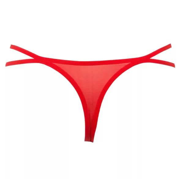 Rose Panty - Hidden Thong - Red (S-L)