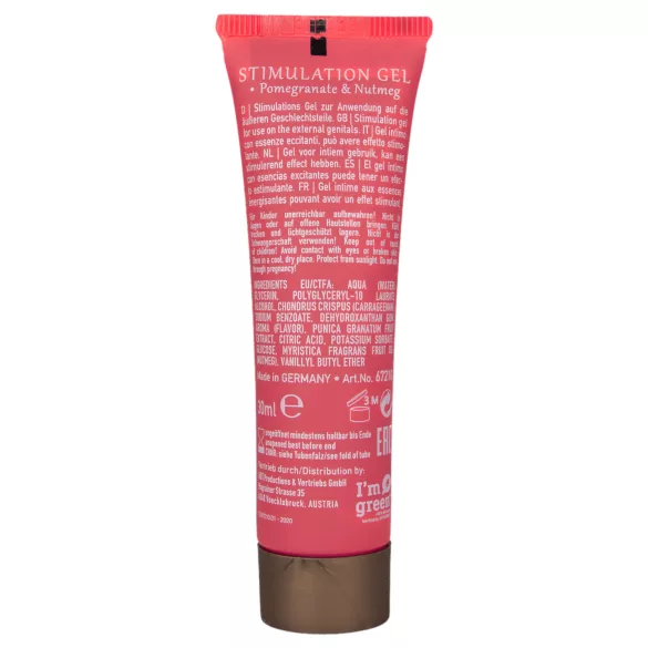HOT Shiatsu - stimulating cream for women - pomegranate (30 ml)