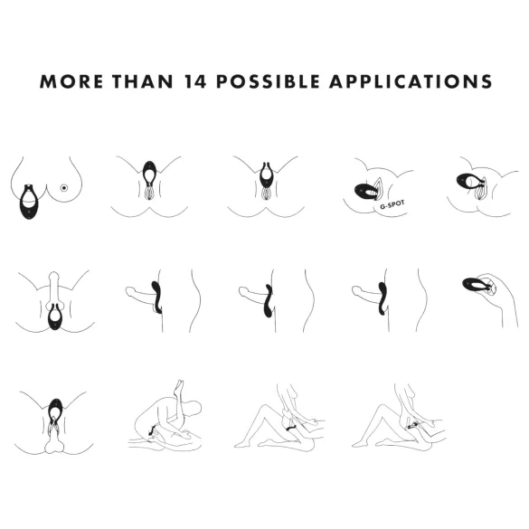 Satisfyer Endless Joy - Rechargeable Couples Vibrator (Pink)