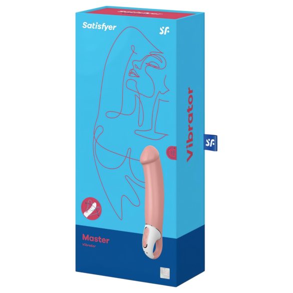 Satisfyer Master - Waterproof, Rechargeable Vibrator (Natural)