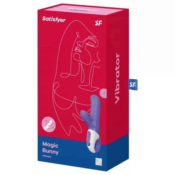 Satisfyer Magic Bunny - waterproof rabbit vibrator (purple)