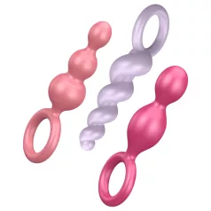 Satisfyer Booty Call - Colorful Anal Plug Set (3 Pieces)