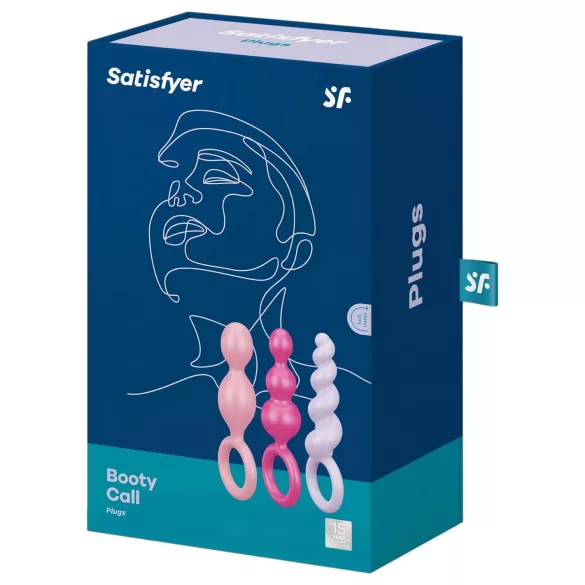 Satisfyer Booty Call - Colorful Anal Plug Set (3 Pieces)