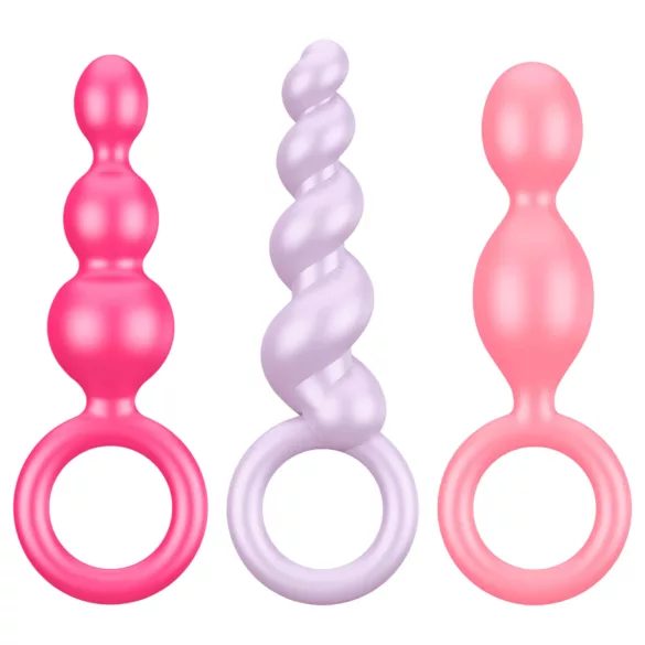 Satisfyer Booty Call - Colorful Anal Plug Set (3 Pieces)