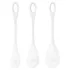 Satisfyer Yoni Power 1 - Geisha Ball Set - White (3-piece)