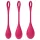 Satisfyer Yoni Power 1 - Red Geisha Ball Set (3-Piece)