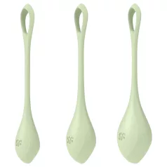 Satisfyer Yoni Power 2 - Green Kegel Ball Set (3 Pieces)