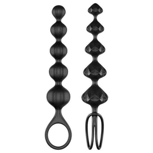Satisfyer Love Beads - Black Beaded Anal Set