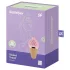 Satisfyer Sweet Treat - Rechargeable Spinning Clitoral Vibrator (Pink-Brown)