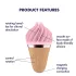 Satisfyer Sweet Treat - Rechargeable Spinning Clitoral Vibrator (Pink-Brown)