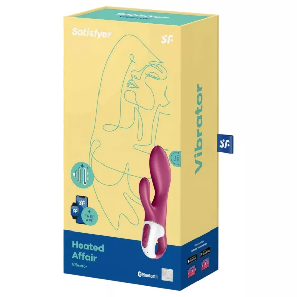 Satisfyer Heated Affair - warming, clitoral-arm vibrator (red)