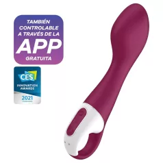   Satisfyer Hot Spot - Rechargeable Warming G-Spot Vibrator (Red)
