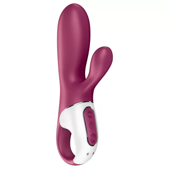 Satisfyer Hot Bunny - App-controlled warming rabbit clitoral vibrator (red)