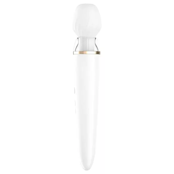 Satisfyer Double Wand-er - App-controlled massaging vibrator (white)